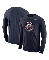 Nike Men's Navy UConn Huskies Back-To-Back Ncaa Men's Basketball National Champions Long Sleeve T-Shirt