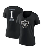 Fanatics Women's Branded Black Las Vegas Raiders Mother's Day V-Neck T-Shirt