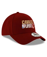 New Era Men's Wine Cleveland Cavaliers 2024 Nba Playoffs 9FORTY Adjustable Hat