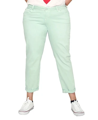 Slink Jeans Women's Mid Rise Boyfriend