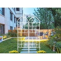 Streamdale Furniture Metal Garden Trellis Set - 2 Pieces, Outdoor Plant Support