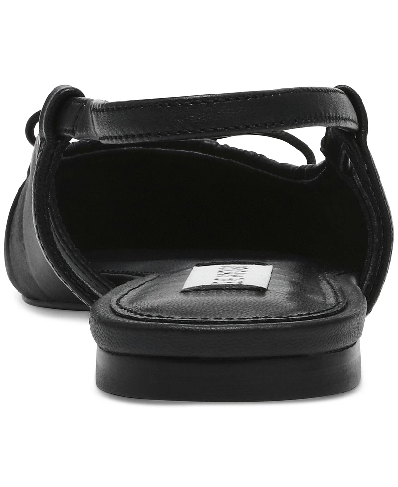 Steve Madden Women's Laylah Pointed-Toe Pleated Slingback Flats