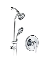 Simplie Fun Stainless Steel Dual Shower Head Set