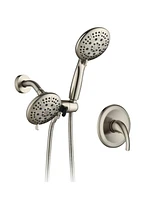 Streamdale Furniture 7 Function Rain Shower Head with Handheld - Valve Included