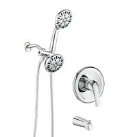 High Pressure Rain Shower System with Tub Spout
