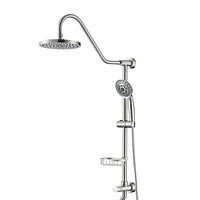 Streamdale Furniture Shower Head With Handheld Shower System With 8" Rain Shower Head