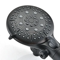 6 Function Rain Shower Head with Handheld - Valve Included
