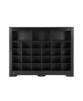 Streamdale Furniture Sleek 24 Shoe Cubby Console & Sideboard