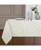 Kate Aurora Regency Collection Raised Jacquard Damask Fabric Tablecloth