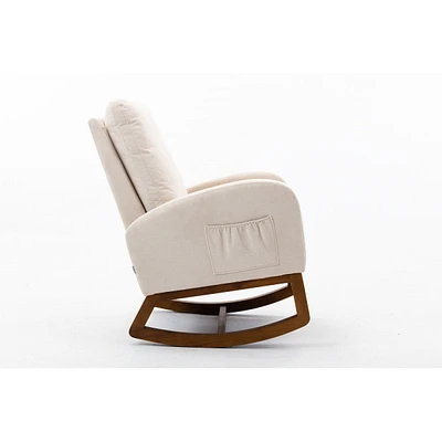 Simplie Fun Living Room Comfortable Rocking Chair Living Room Chair