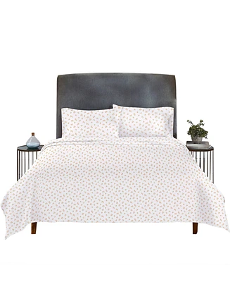 Stripe Sheets Queen Set, Soft 100% Cotton Sateen, 4 Pc Deep Pocket & Pillowcase Set - Classic