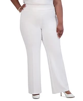 Kasper Women's High-Rise Pull-On Flare Pants