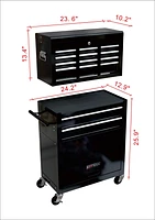 High Capacity Rolling Tool Chest With Wheels And Drawers