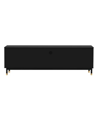 Simplie Fun Modern Tv Stand for Large TVs with Storage