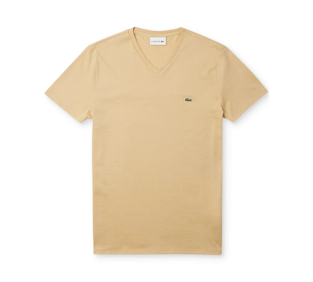 Men's V-Neck Pima Cotton Tee Shirt