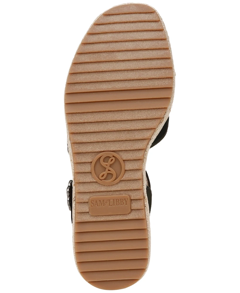Sam and Libby Women's Corrinne Espadrille Platform Wedge Sandals