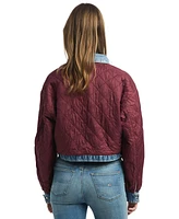 Tommy Jeans Women's Cotton Quilted Reversible Denim Jacket