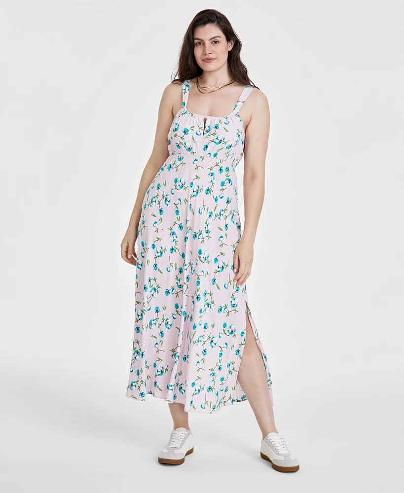 On 34th Women's Printed Empire-Waist Midi Dress, Created for Macy's