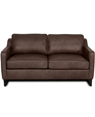 Rutherford Home Bari 65" Leather Loveseat