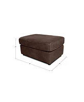 Rutherford Home Bari 33" Leather Ottoman