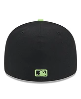 New Era Men's Black Tampa Bay Rays 2024 City Connect Low Profile 59FIFTY Fitted Hat