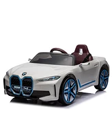 Streamdale Furniture Bmw I4 Kids Ride On Car with Remote Control & Features