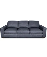 Rutherford Home Matera 96" Leather over 3 Sofa