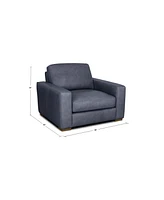 Rutherford Home Matera 46" Leather Cuddle Chair