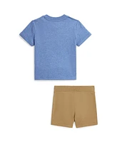 Polo Ralph Lauren Baby Boys Bear Jersey Tee and Terry Short Set