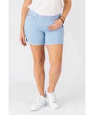 Slink Jeans Plus Side Vent Shorts