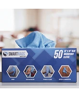 Arkwright Home SmartRags Xl Microfiber Cleaning Cloths (Box of 50), Grams, 16x16, Reusable, Multi-Purpose