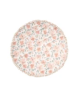 Crane Baby Baby Girls Parker Floral Quilted Playmat