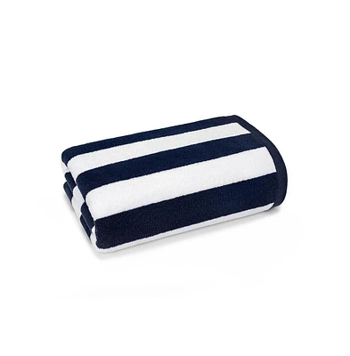 Standard Textile Home Resort Striped Pool Towel, Navy