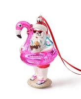 Holiday Lane Florida Santa with Flamingo Float Ornament, Created for Macy's