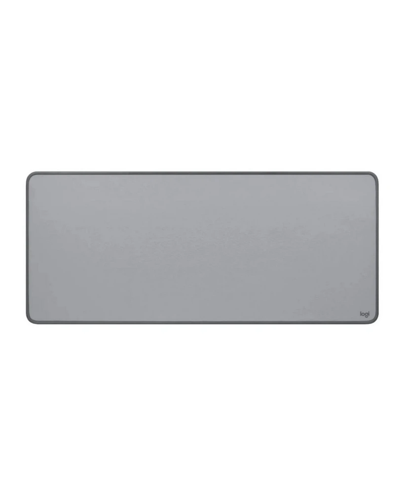 Logitech Studio Series Spill-Resistant Desk Mat with Anti-Slip Base (Mid Gray)