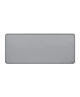 Logitech Studio Series Spill-Resistant Desk Mat with Anti-Slip Base (Mid Gray)