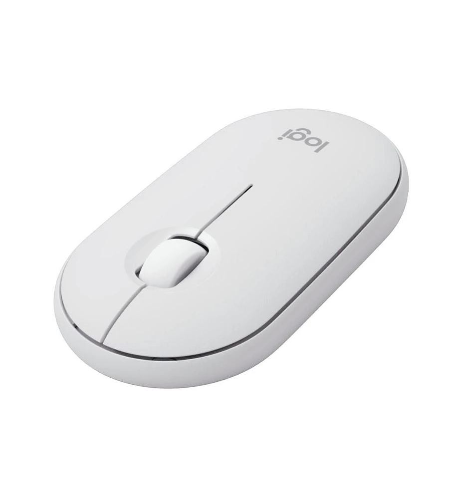 Logitech Pebble Slim Bluetooth Wireless Mouse 2 M350S, Tonal White