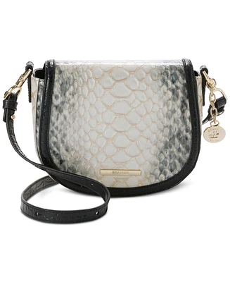 Brahmin Briar Rockaway Mini Leather Crossbody Bag