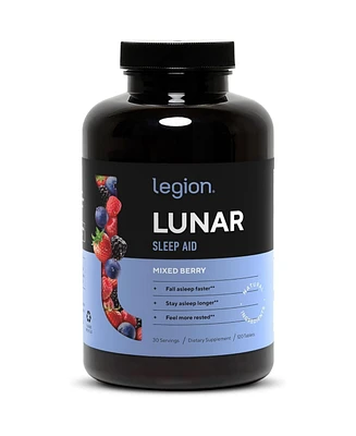 Lunar Chewable Sleep Aid Supplement - Mixed Berry - 30 Servings