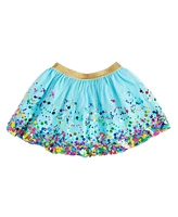 Sweet Wink Little and Big Girls Aqua Confetti Tutu Skirt