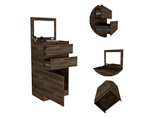Cassel 2-Drawer Dresser Dark Walnut