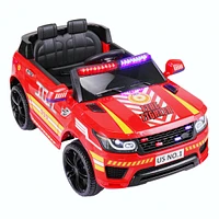 Streamdale Furniture 12V Ride On Police Car with Remote Control