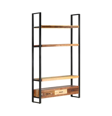 vidaXL Bookshelf 46.5"x11.8"x78.7" Solid Reclaimed Wood