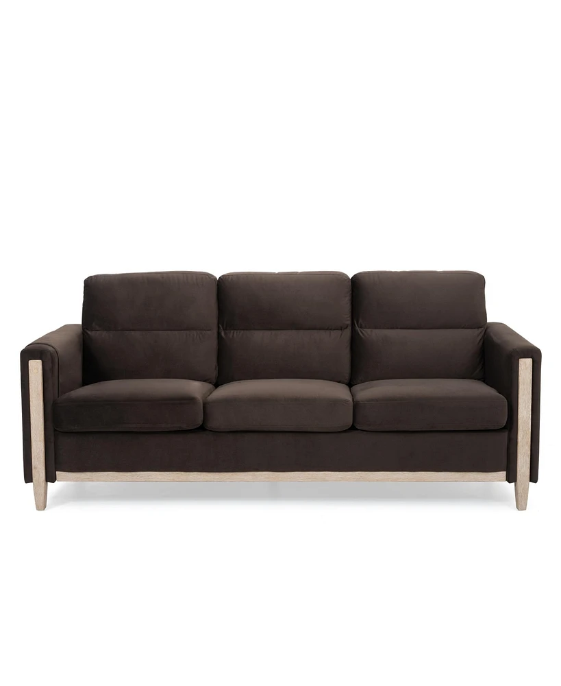 Simplie Fun Durable Three-Seater Sofa with Soft Cushions