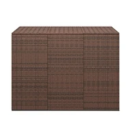 vidaXL Patio Cushion Box Pe Rattan