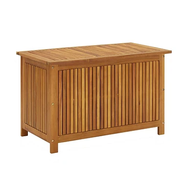 vidaXL Patio Storage Box 35.4"x19.7"x22.8" Solid Wood Acacia