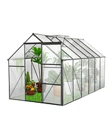 Simplie Fun All-Season Heavy Duty 6x12 Ft Greenhouse With Aluminum Base