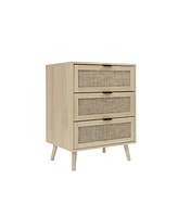 Streamdale Furniture 3 Drawer Cabinet, Suitable For Bedroom, Living Room, Study