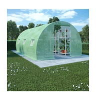 vidaXL Greenhouse145.3 ft² 177.2"x118.1"x78.7