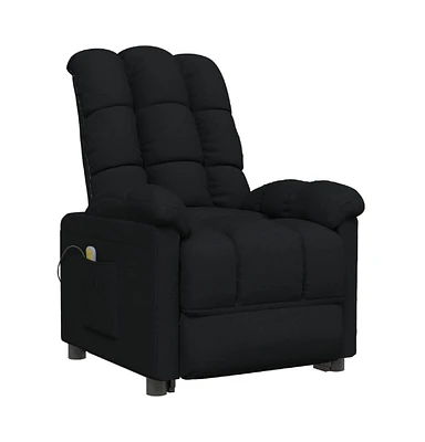 vidaXL Massage Recliner Fabric